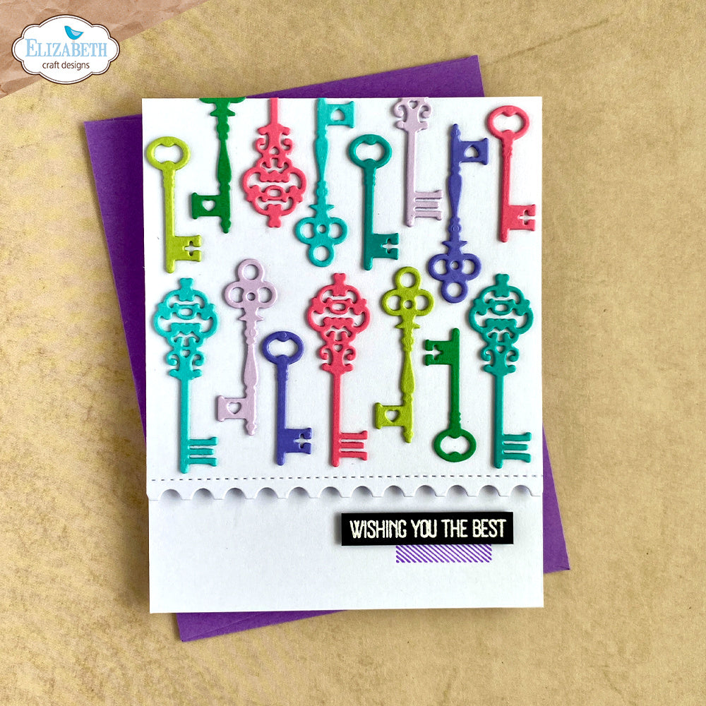 Elizabeth Craft Designs Postage, Arches and Keys Dies 2303 best