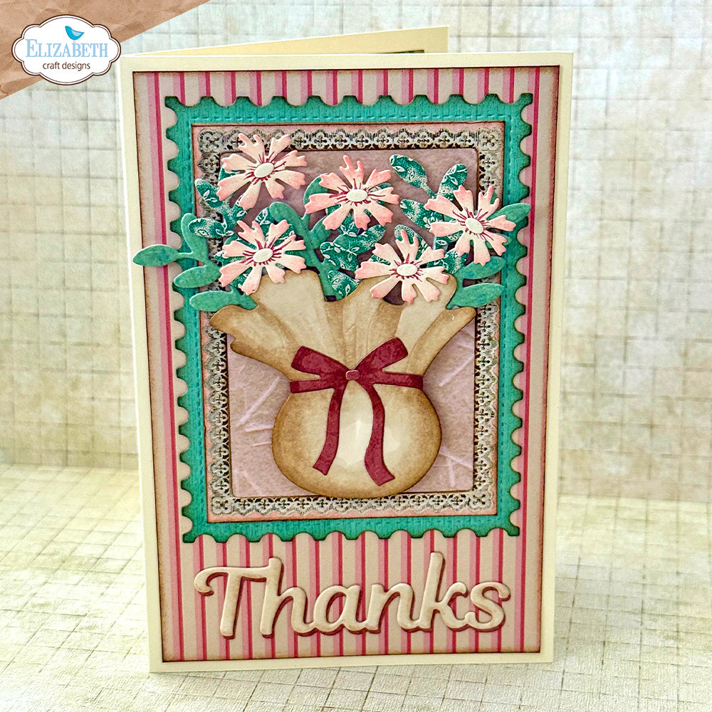 Elizabeth Craft Designs Postage, Arches and Keys Dies 2303 thanks