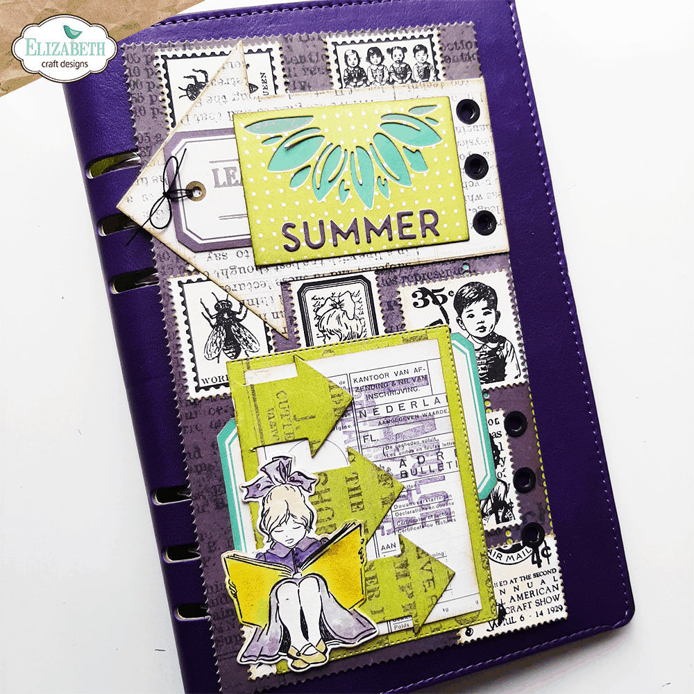 Elizabeth Craft Designs Postage Stamp Strips Dies 2176