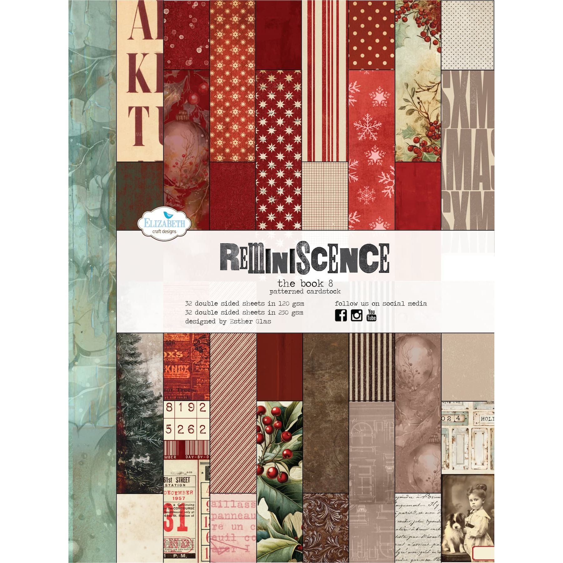remio x リトルミス プリント giclee 版画 Elizabeth Craft Designs Reminiscence The Book 8 pb08 – Simon