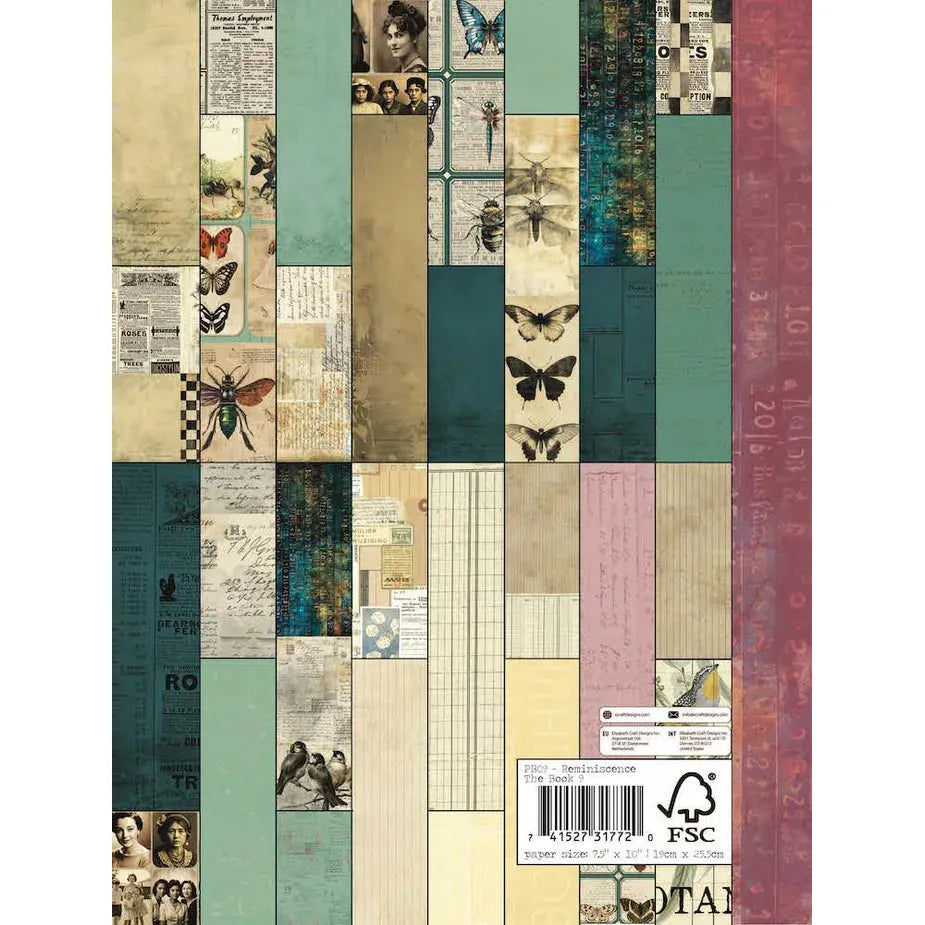 Elizabeth Craft Designs Reminiscence The Book 9 pb09 back