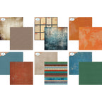 Elizabeth Craft Designs Rest and Relaxation 12x12 Paper c043 sheets