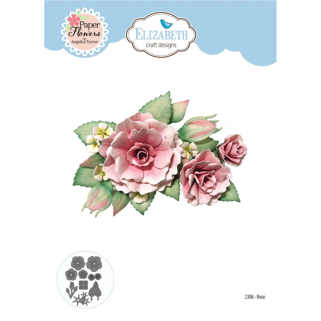 Elizabeth Craft Designs Rose Dies 2306