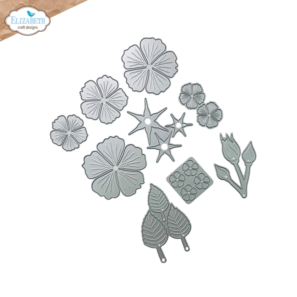 Elizabeth Craft Designs Rose Dies 2306 pieces