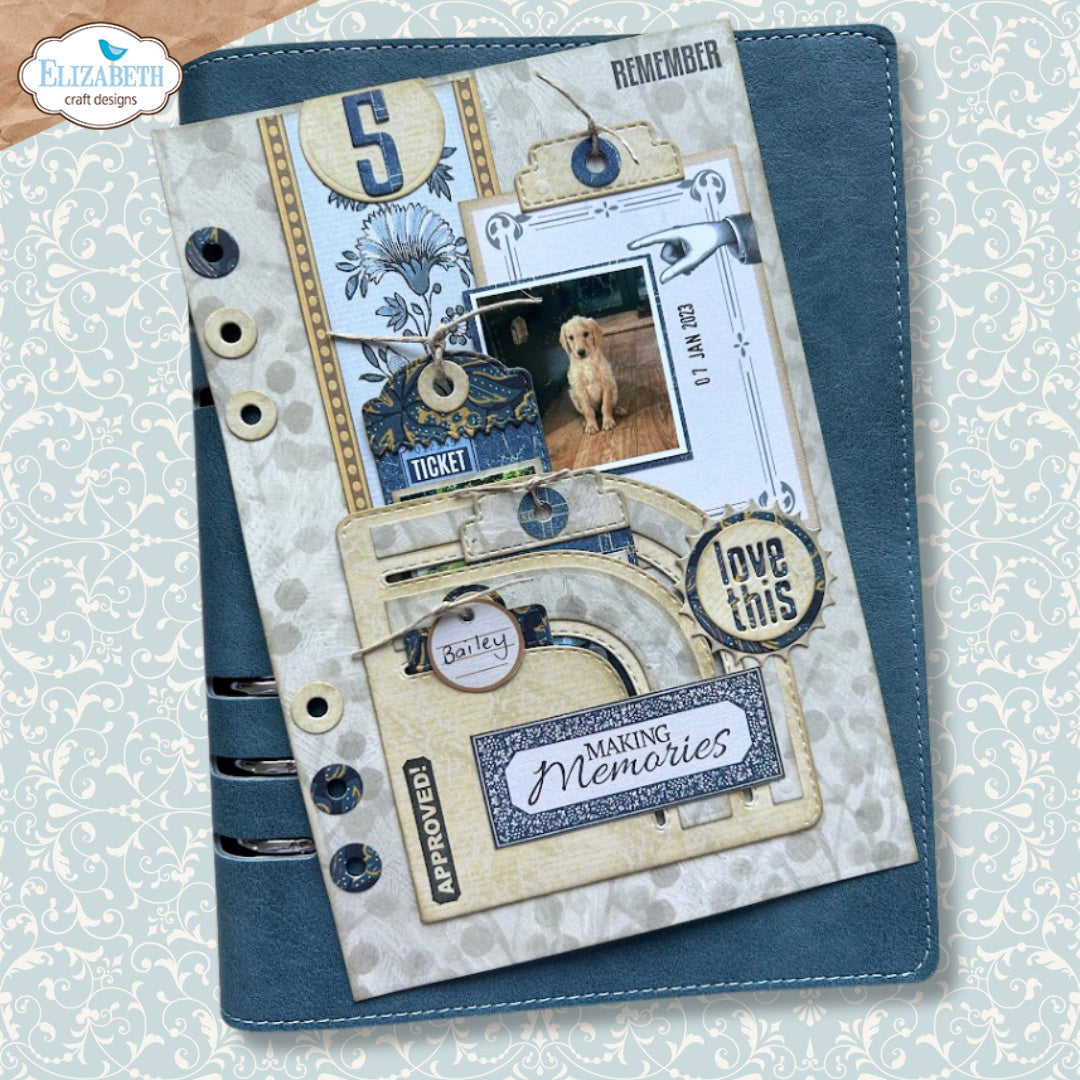 Elizabeth Craft Designs Rounded Pocket with Tags Dies 2337 making memories