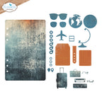 Elizabeth Craft Designs Rounded Travel Page Dies 2356 glasses