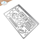 Elizabeth Craft Designs Rounded Travel Page Dies 2356 outline