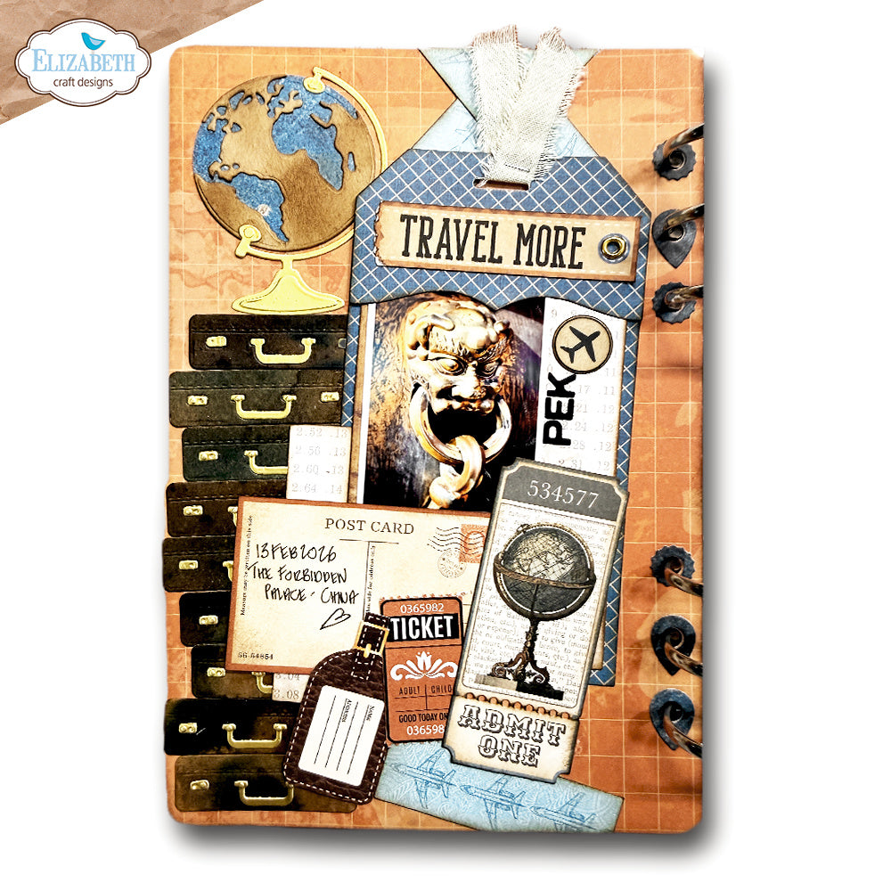 Elizabeth Craft Designs Rounded Travel Page Dies 2356 ticket