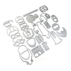 Elizabeth Craft Designs Scooter With Sidecar Dies 2259 die