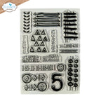 Elizabeth Craft Designs Scribbles Clear Stamps cs440 stamp