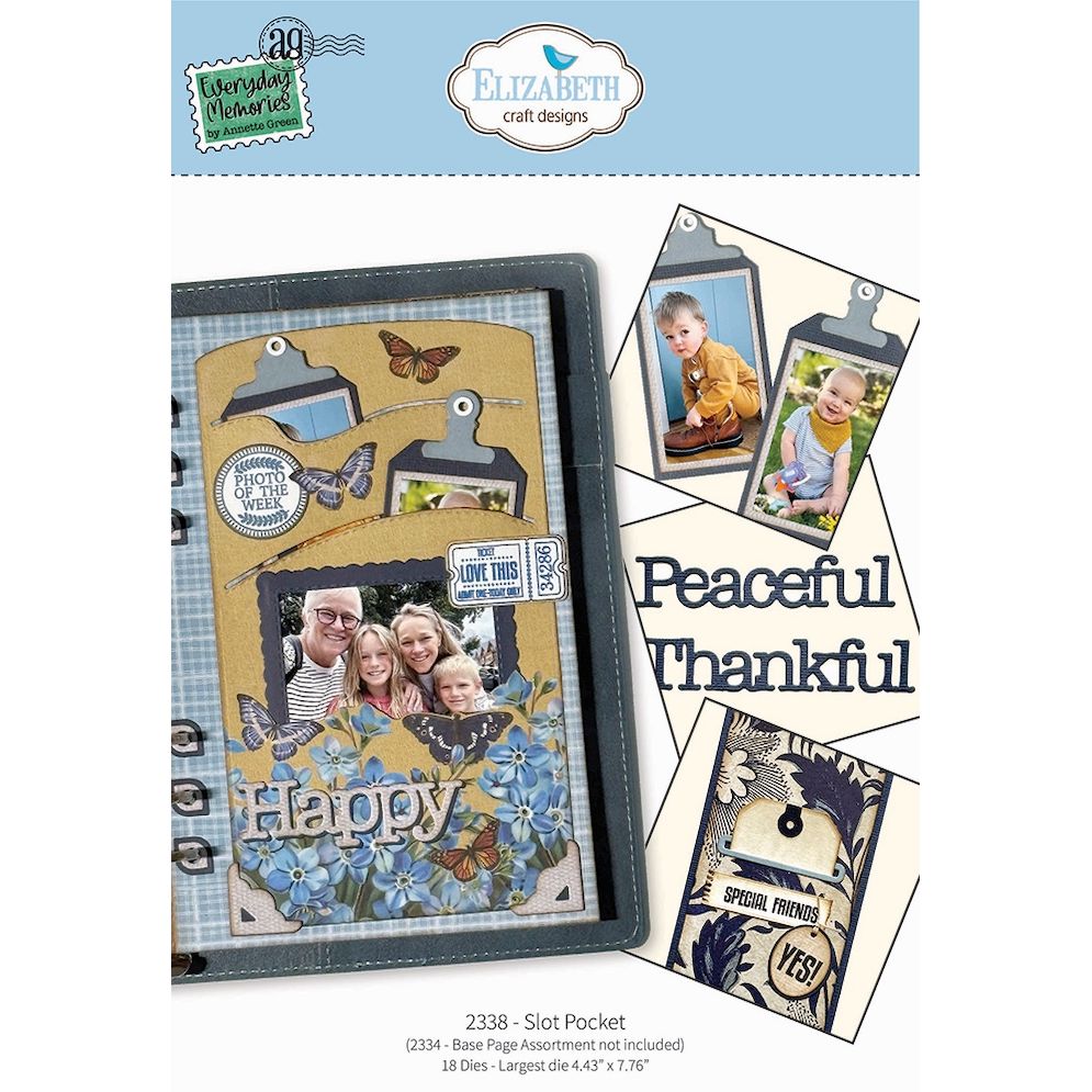 Elizabeth Craft Designs Slot Pocket Dies 2338 package