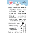 Elizabeth Craft Designs Snuggle Season Sentiments Clear Stamps cs463