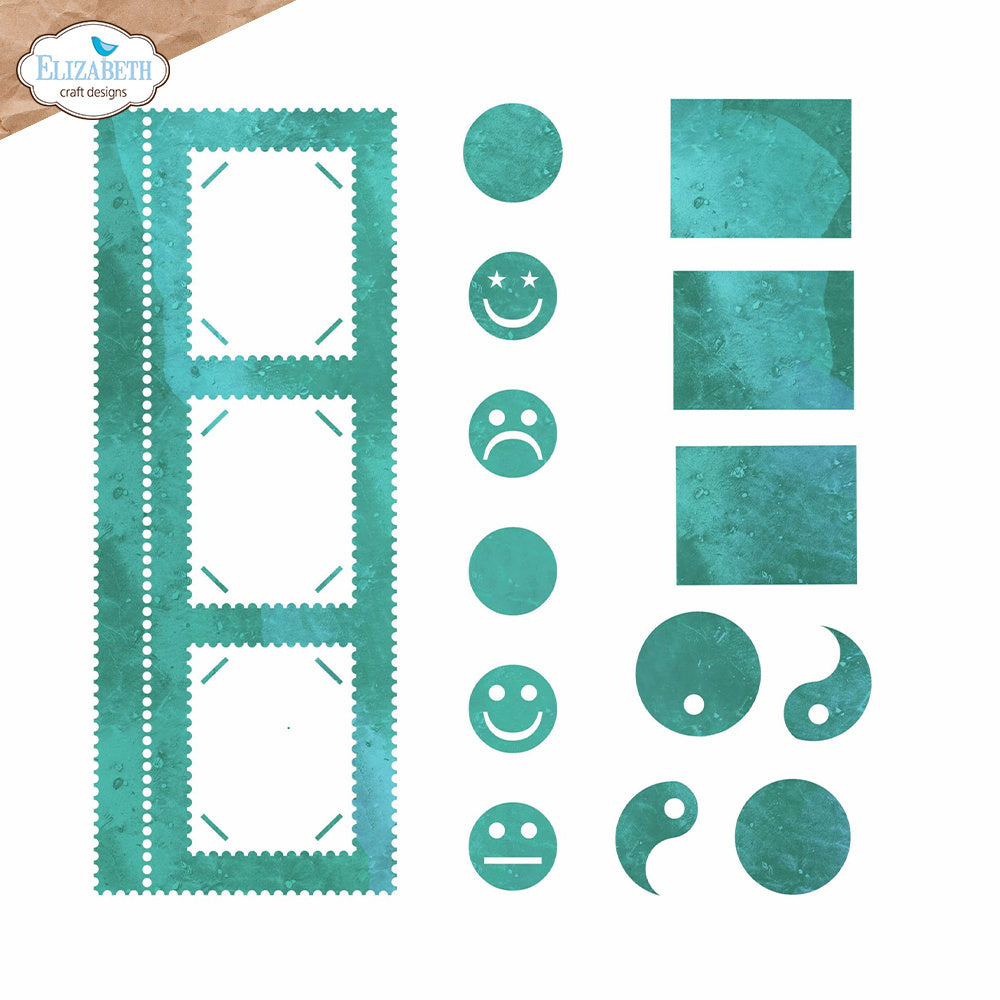 Elizabeth Craft Designs Stamp Photo Frame Overlay Dies 2254