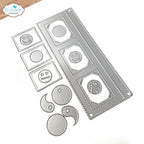 Elizabeth Craft Designs Stamp Photo Frame Overlay Dies 2254 pieces
