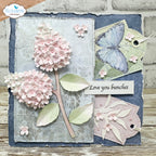 Elizabeth Craft Designs Stitched Rectangles And Labels Dies 2349 love you bunches