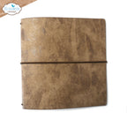 Elizabeth Craft Designs Stonewashed Brown Square XL Art Journal aj05