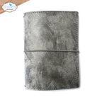 Elizabeth Craft Designs Stonewashed Grey Passport Art Journal aj08