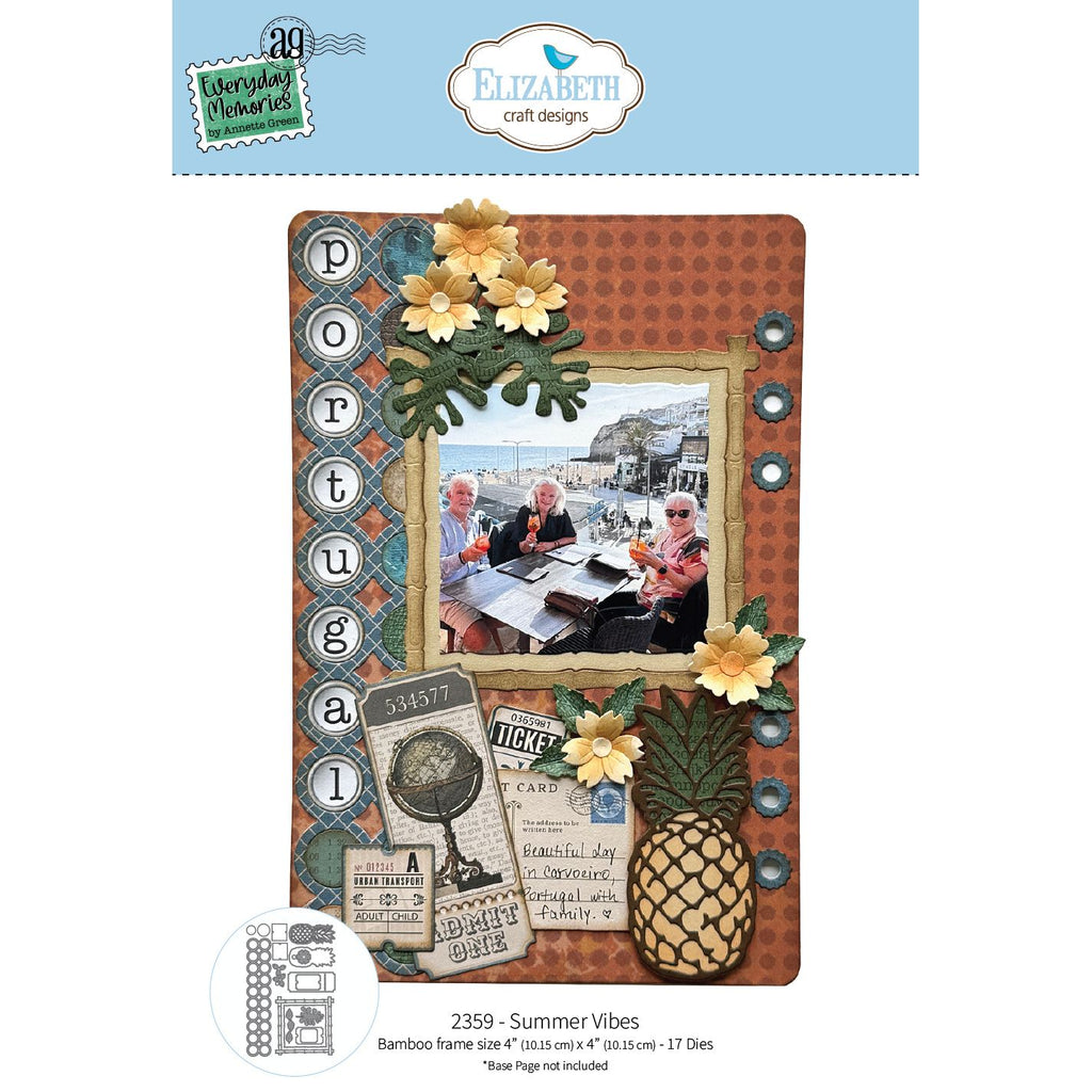 Elizabeth Craft Designs Summer Vibes Dies 2359