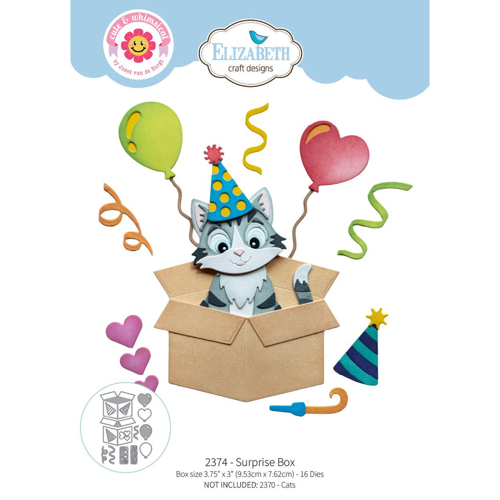Elizabeth Craft Designs Surprise Box Dies 2374