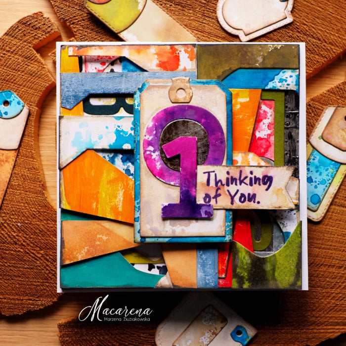 Elizabeth Craft Designs Tag Variety Pack Dies 2237 number 1 | color-code:ALT02