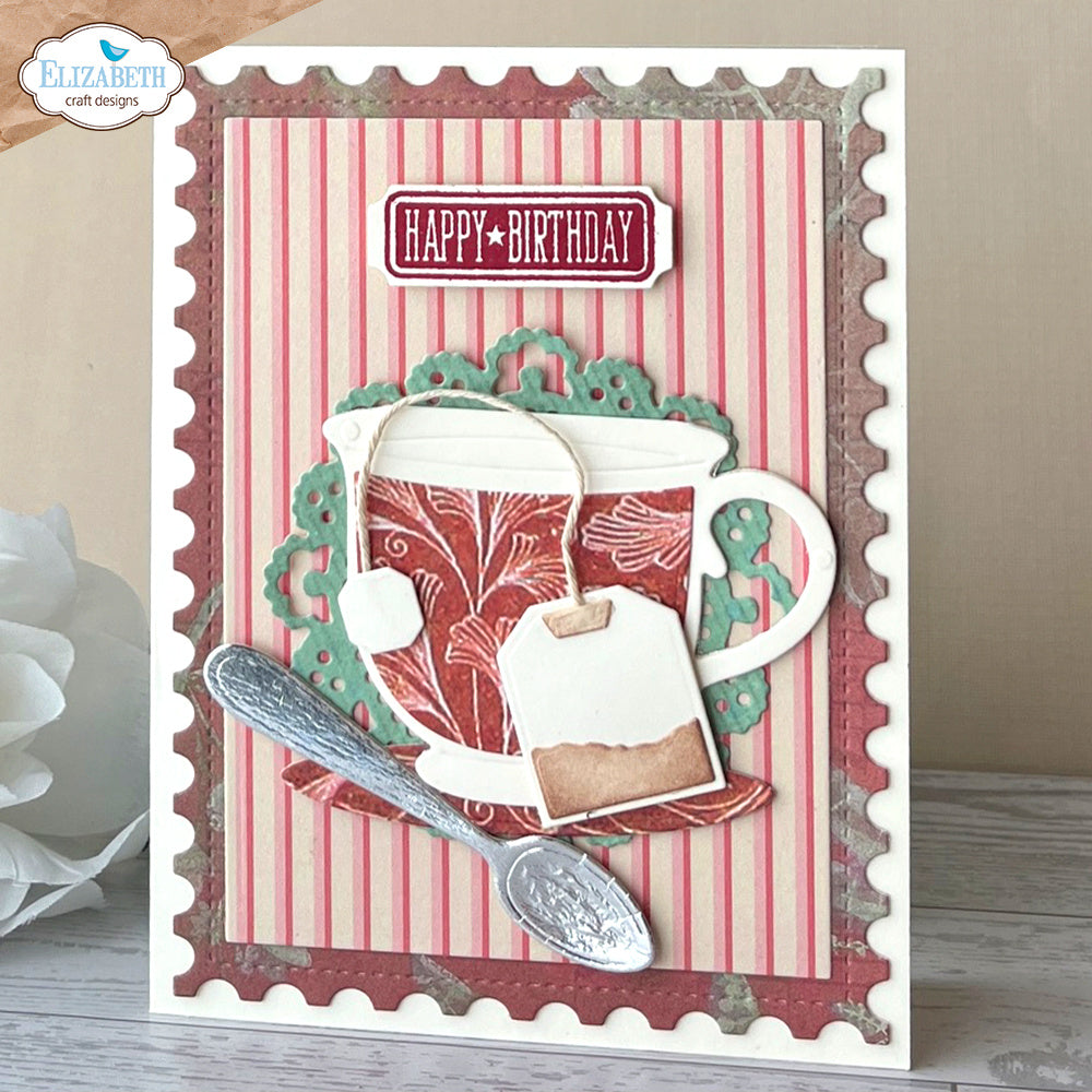 Elizabeth Craft Designs Tea Time Dies 2300 birthday