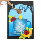 Elizabeth Craft Designs Tea Time Dies 2300 enjoy