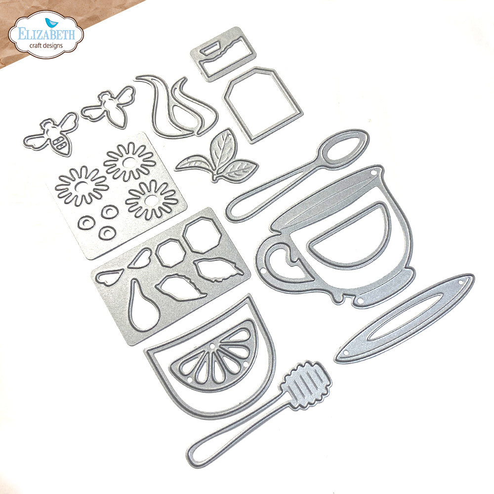 Elizabeth Craft Designs Tea Time Dies 2300 pieces