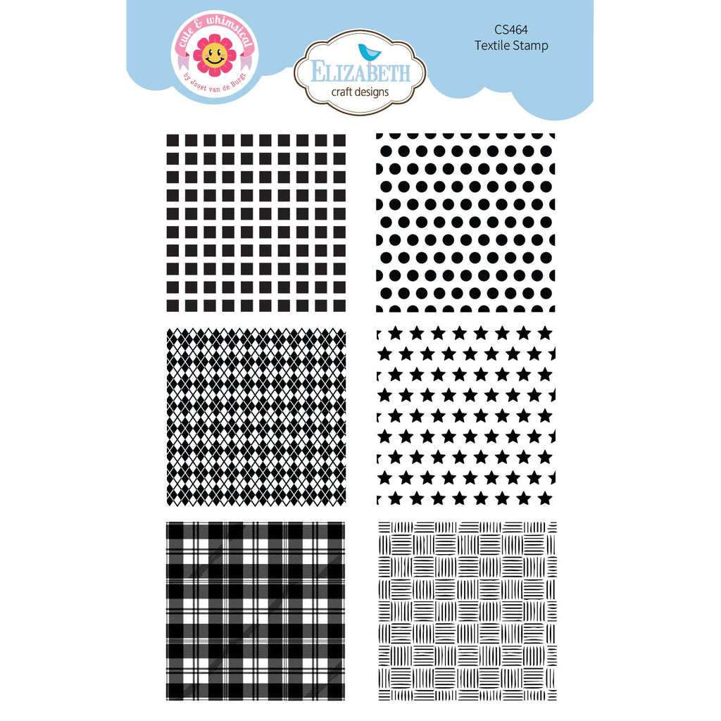 Elizabeth Craft Designs Textile Clear Stamps cs464