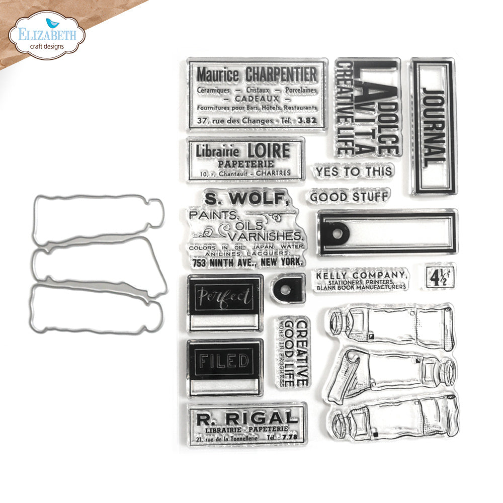 Elizabeth Craft Designs The Craftstore Stamp and Die Set csd375