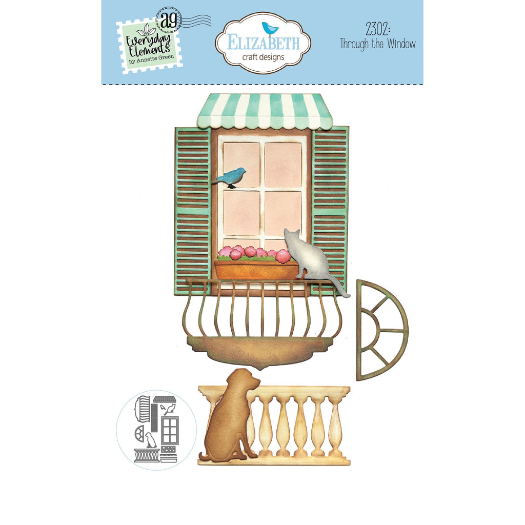 Elizabeth Craft Designs Through the Window Dies 2302