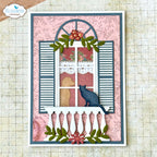 Elizabeth Craft Designs Through the Window Dies 2302 cat