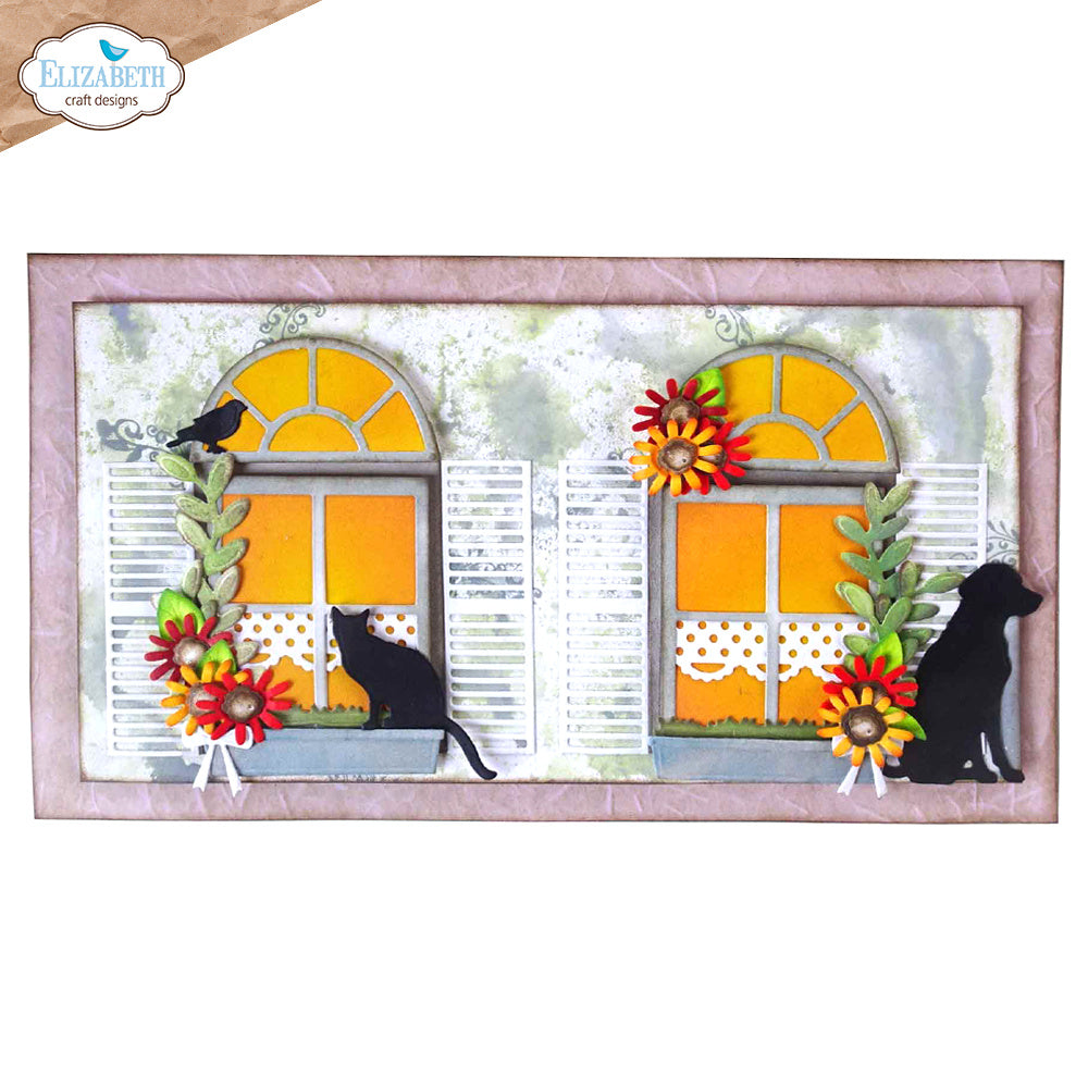 Elizabeth Craft Designs Through the Window Dies 2302 pets
