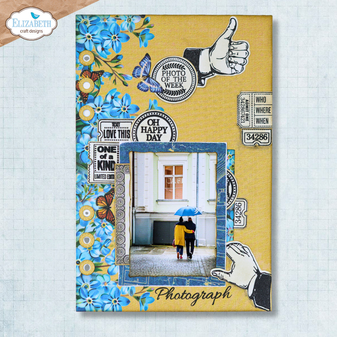 Elizabeth Craft Designs Thumbs Up Stamp and Die Set csd444 happy day