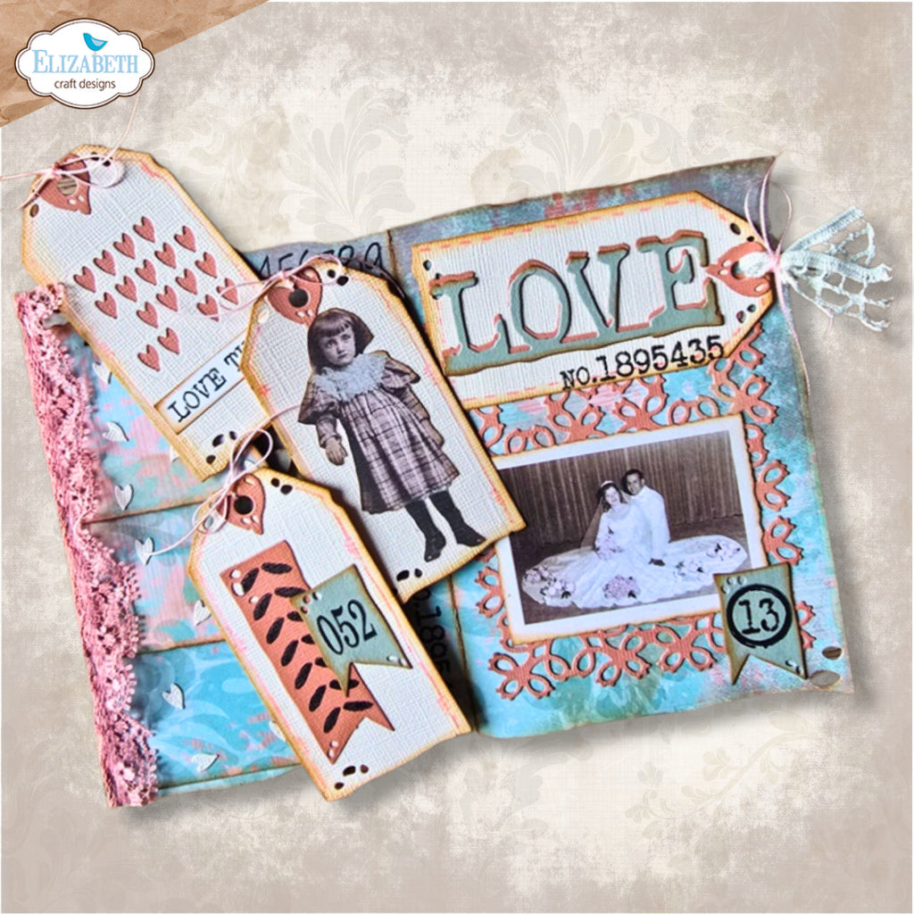 Elizabeth Craft Designs Tri-fold Slider Pocket Dies 2320 lace