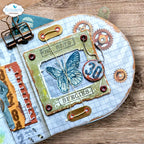 Elizabeth Craft Designs Where Wings Wander Stamp and Die Set csd456 butterfly gears string species card