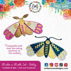 Emily Moore Designs Betty Moth Die Set die-mmb-01