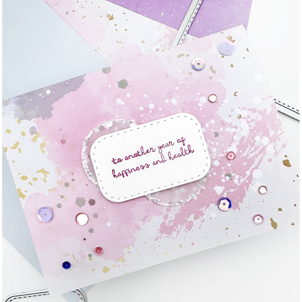Emily Moore Designs Birthday Sentiments Clear Stamp Set stp-bss-01 health