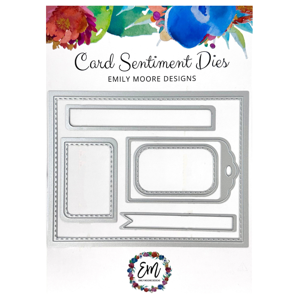 Emily Moore Designs Card Sentiment Die Set die-csd-01