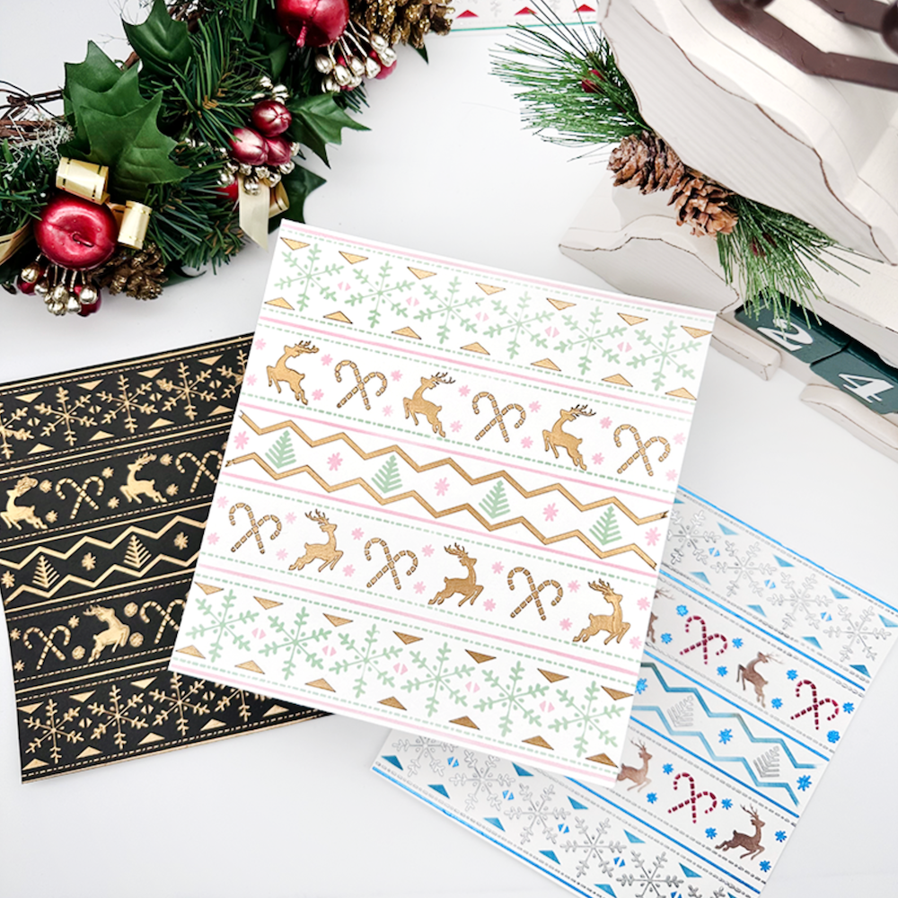 Emily Moore Designs Christmas Sweater Stencil Set stc-csl-01 canes