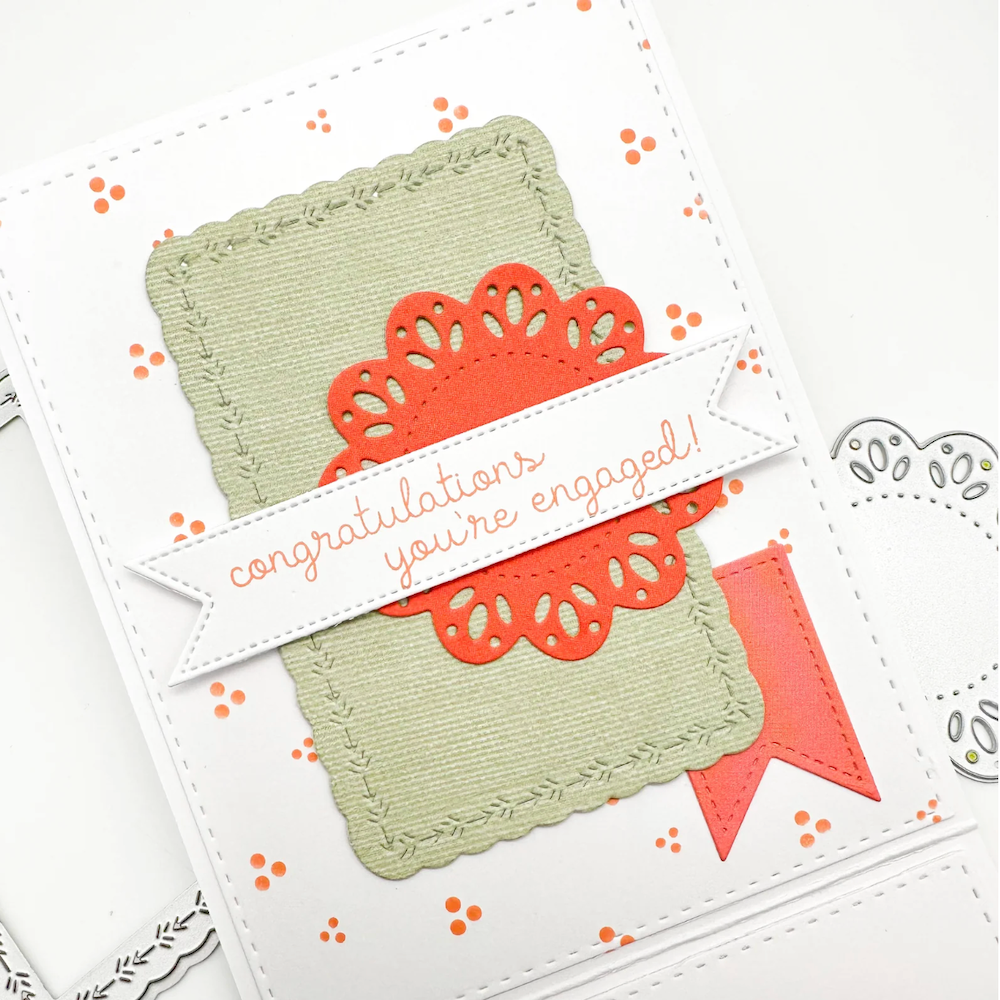 Emily Moore Designs Dainty Dots Stencil Set stc-tds engaged