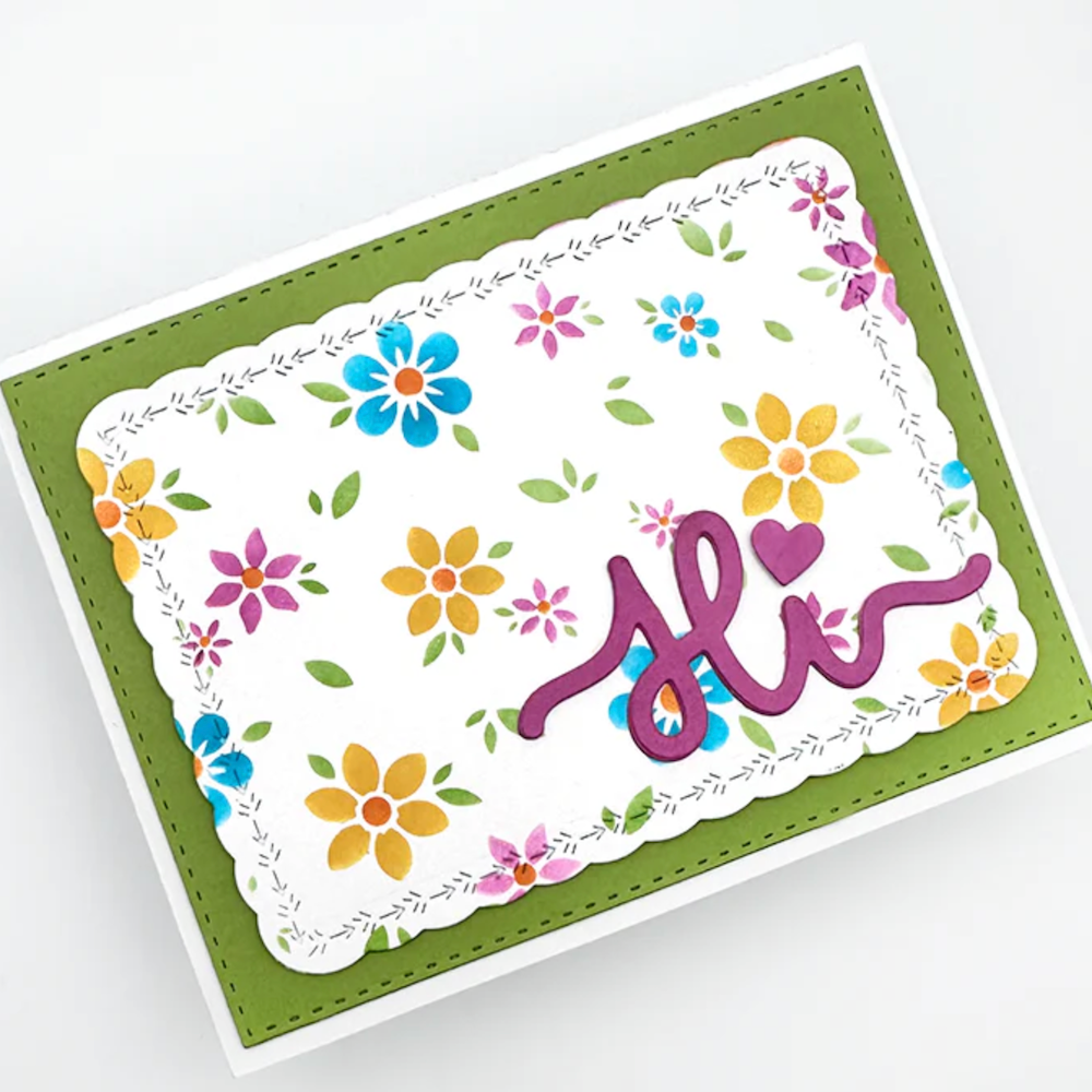 Emily Moore Designs Field of Flowers Layered Stencil Set stc-ffs-01 hi