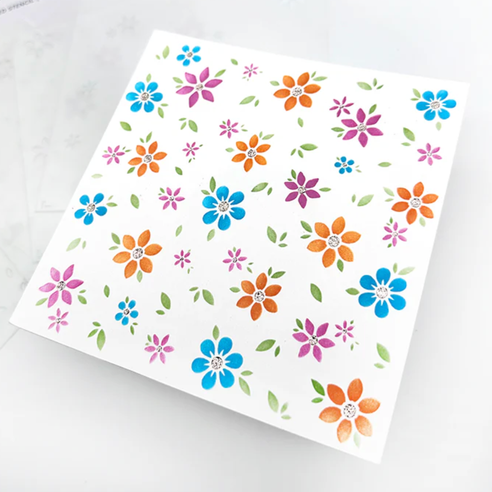 Emily Moore Designs Field of Flowers Layered Stencil Set stc-ffs-01 product