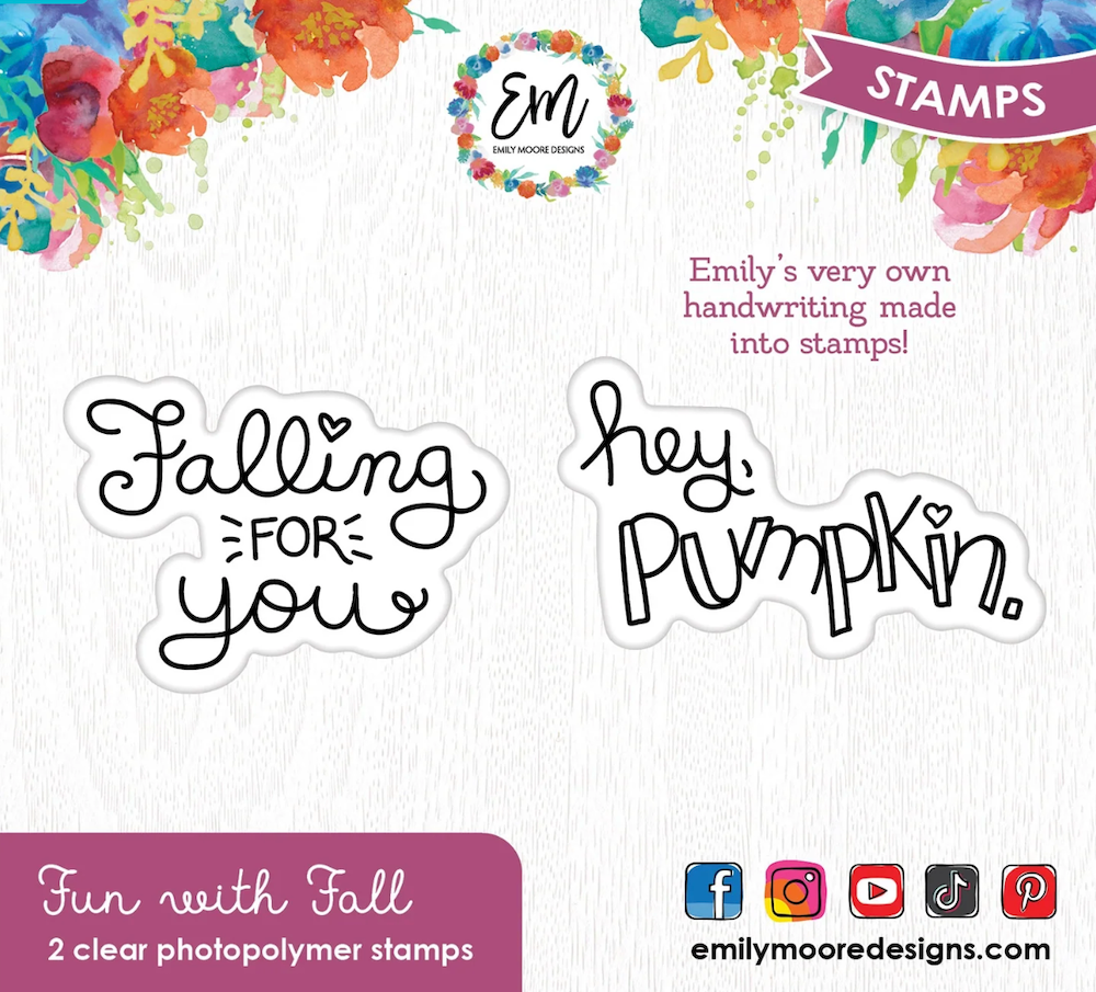 Emily Moore Designs Fun With Fall Clear Stamp Set