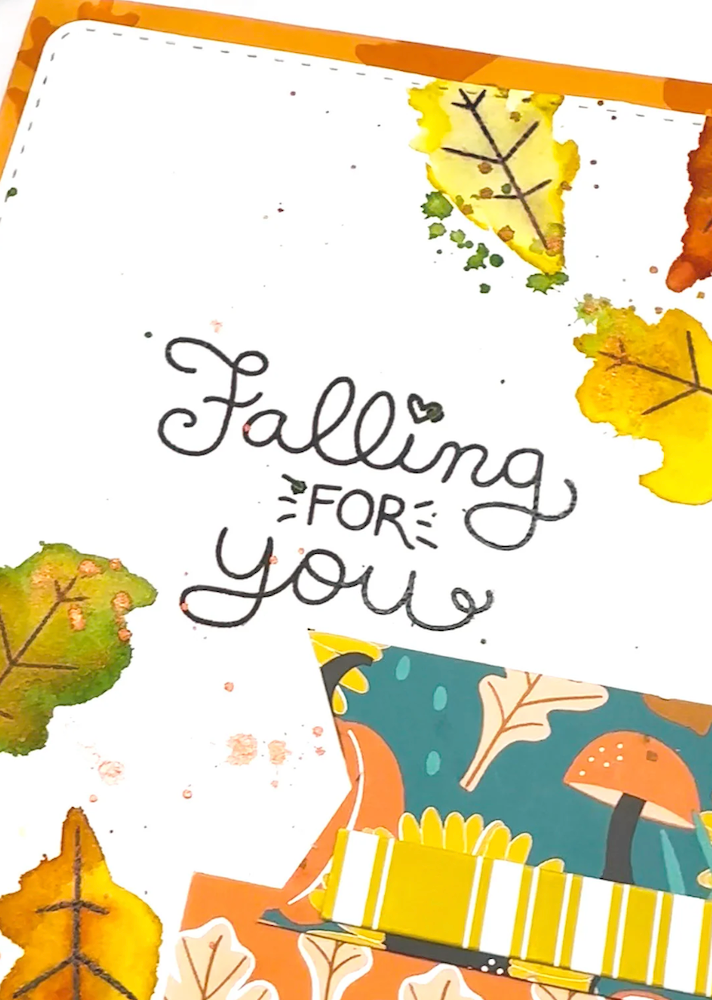 Emily Moore Designs Fun With Fall Clear Stamp Set falling