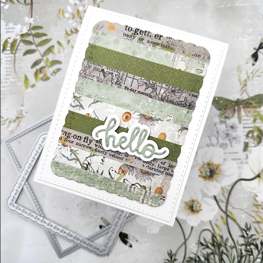 Emily Moore Designs Hi Hey Hello Small Die Set die-hhh-01 green