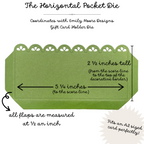 Emily Moore Designs Horizontal Pocket Die Set die-hpd-01 product