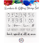 Emily Moore Designs Numbers & Gifting Clear Stamp Set stp-ngs-01