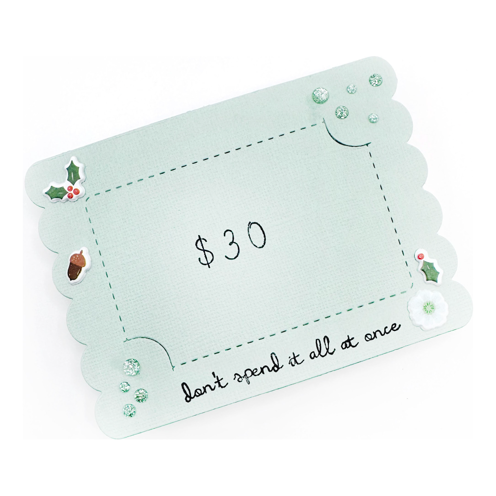 Emily Moore Designs Numbers & Gifting Clear Stamp Set stp-ngs-01 30