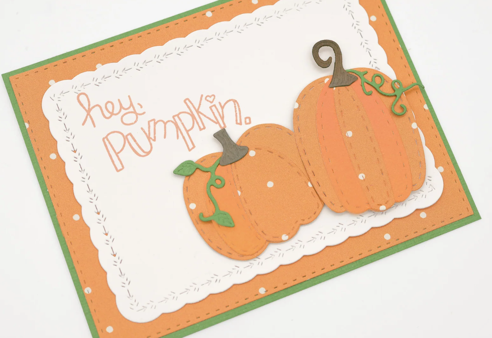 Emily Moore Designs Pretty Pumpkins Die Set hey orange