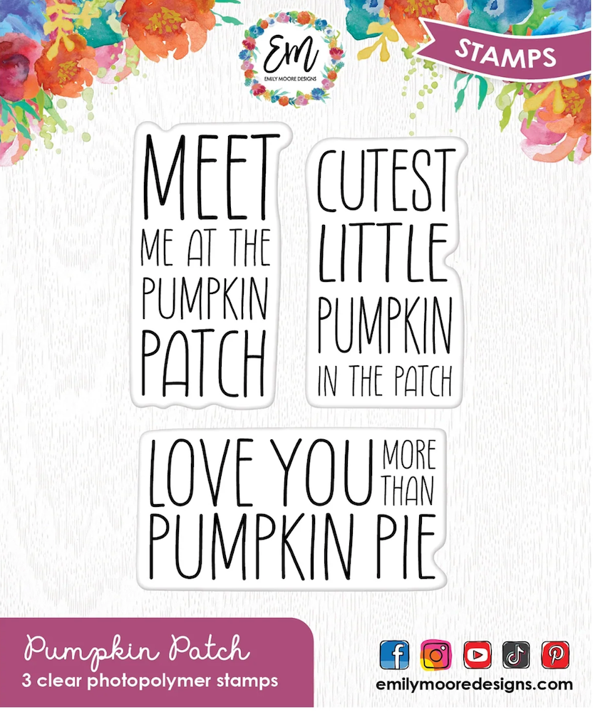 Emily Moore Designs Pumpkin Patch Clear Stamp Set